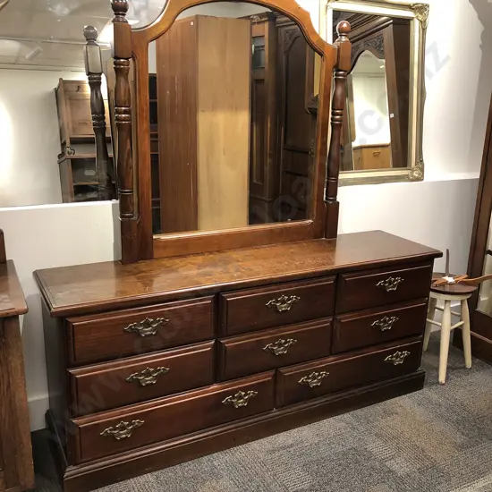Mirror Backed Dressing Chest