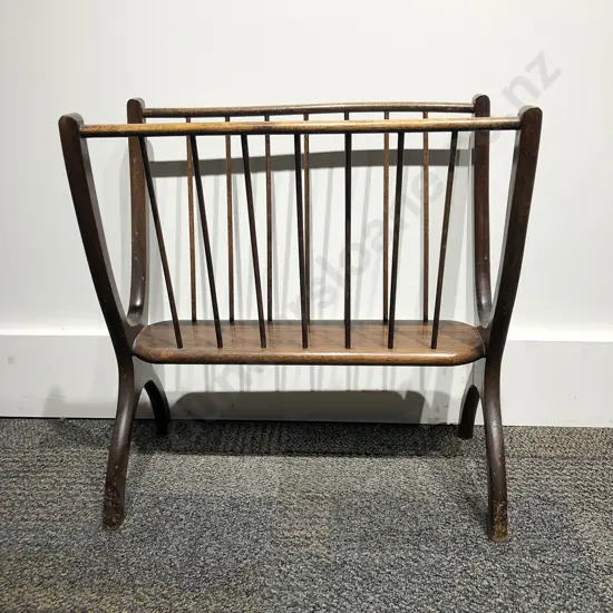 Mahogany Magazine Rack