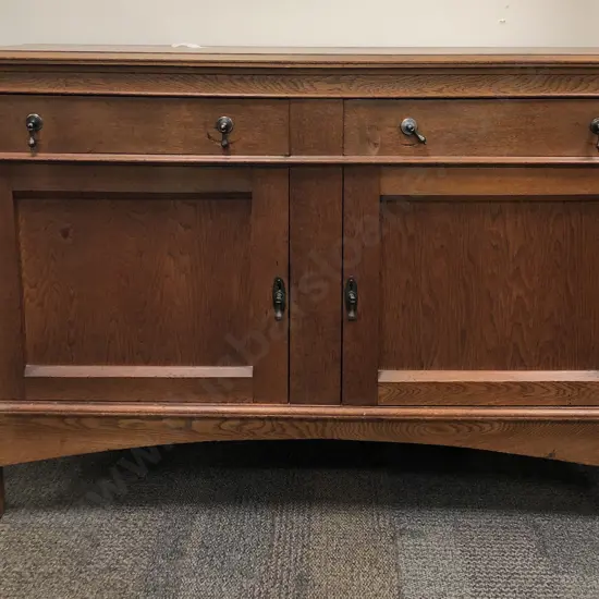 Oak Art Deco Sideboard