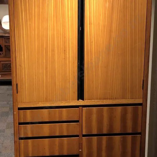 Mid Century Nine Drawer Work Cupboard