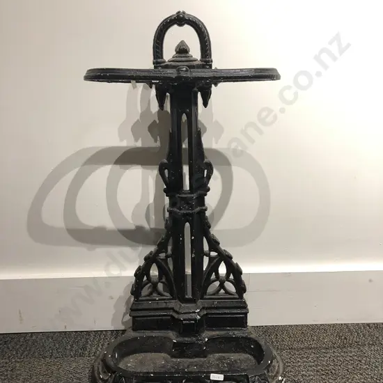 Ebonized Fire Tidy Stand