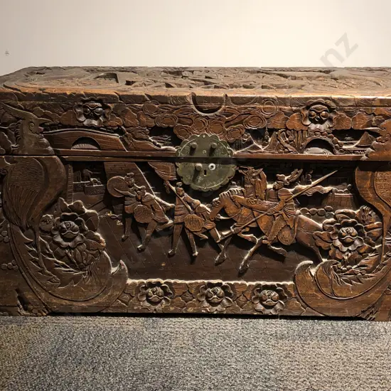 Carved Camphor Chest (Faults)