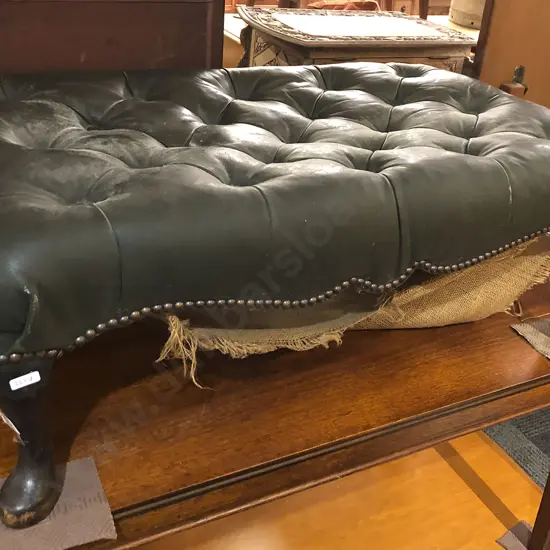Leather Footstool