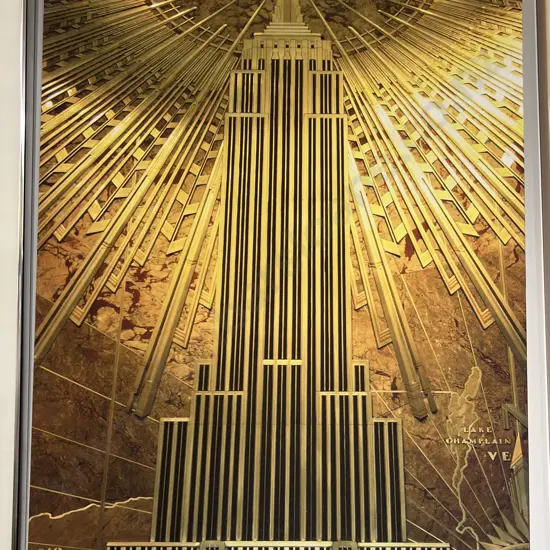 Reproduction Art Deco Print