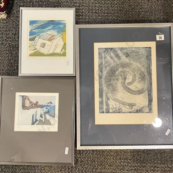 Des O'Shea Limited Edition Print together With Two Other Prints (3)