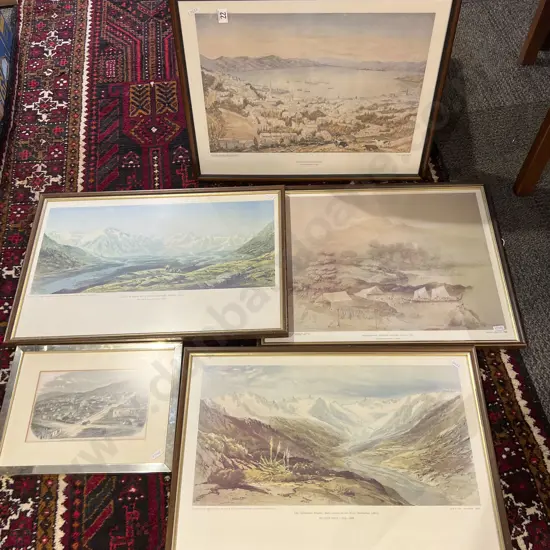 Four Framed Historical Prints