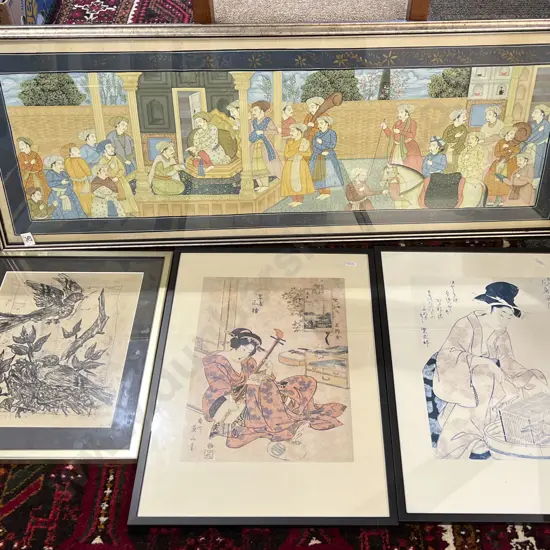 Two Japanese Prints and Two Others (4)