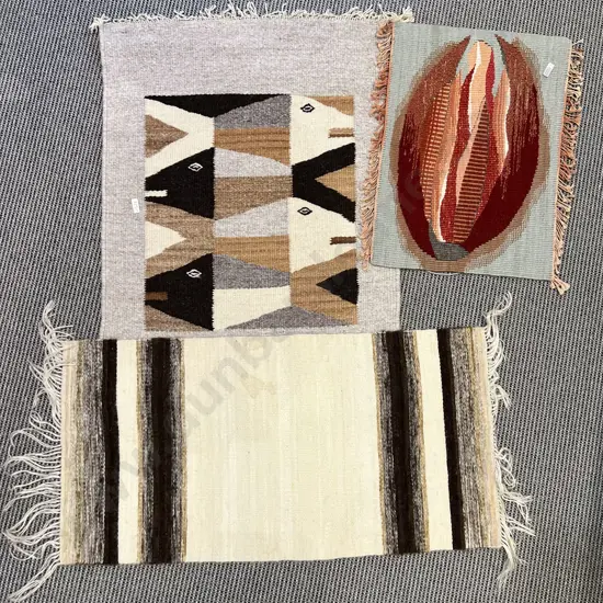 Three Late 70s Woolen Wall Hangings