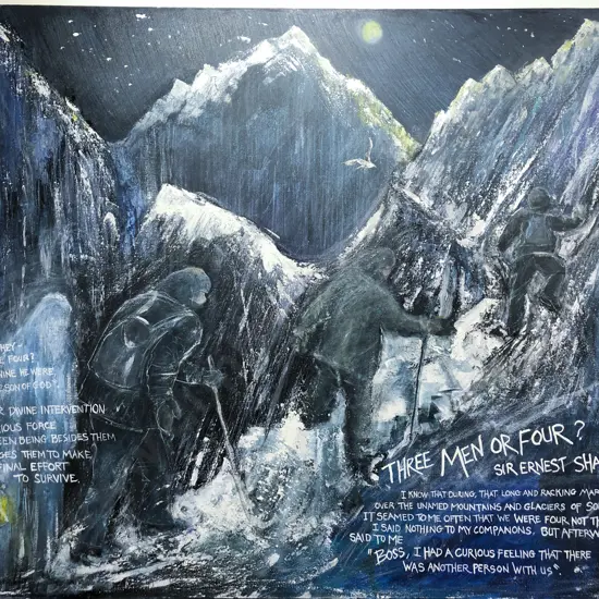 Duncan Bennett - "Three Men or Four" Mountain Scene