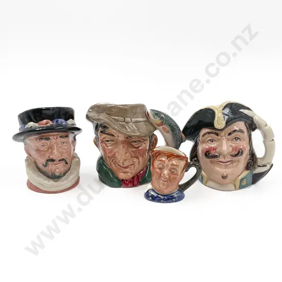 Four Smaller RD Character Jugs
