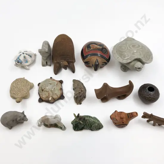 Box of Assorted Animal Ornaments