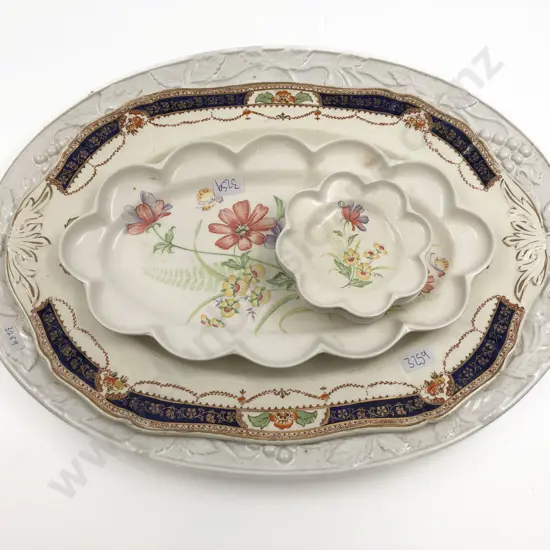 Two Ashets and Assorted China