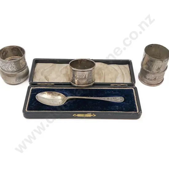 Small Quantity of S/S Incl. Napkins and Teaspoon