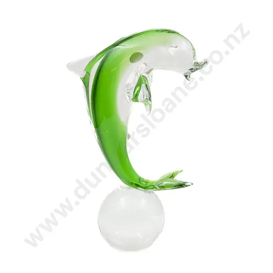 Murano Glass Dolphin Ornament (Faults)