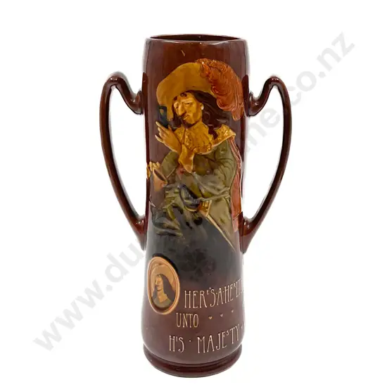 RD Motto Ware Handled Vase