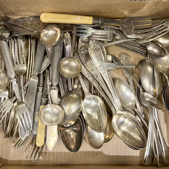 Box of Assorted S/P Cutlery