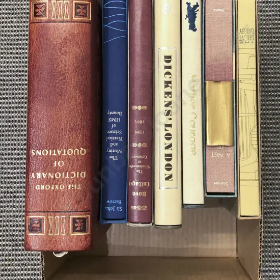 Box of Assorted Folio Society Volumes Etc.