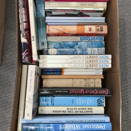 Box of Assorted Expedition Reference Books
