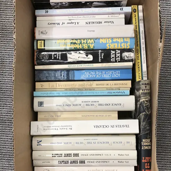 Box of Assorted Expedition Reference Books