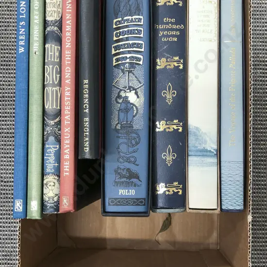 Box of Assorted Folio Society Volumes