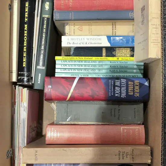 Box of Assorted Books and Booklets