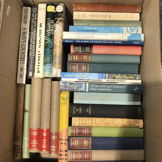Box of Assorted Books