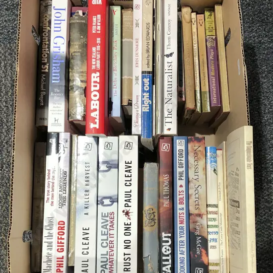 Box of Assorted Books