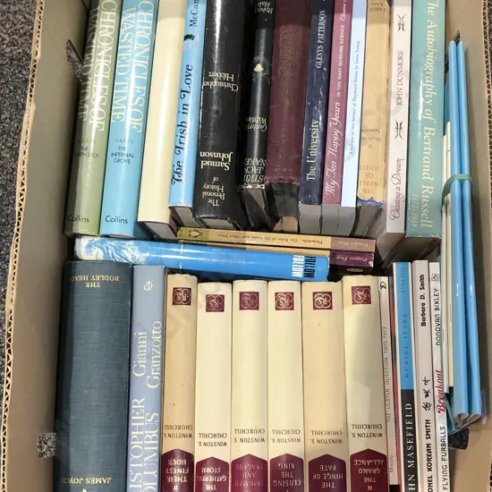Box of Assorted Books