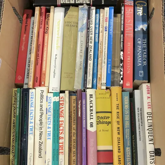 Box of Assorted Books