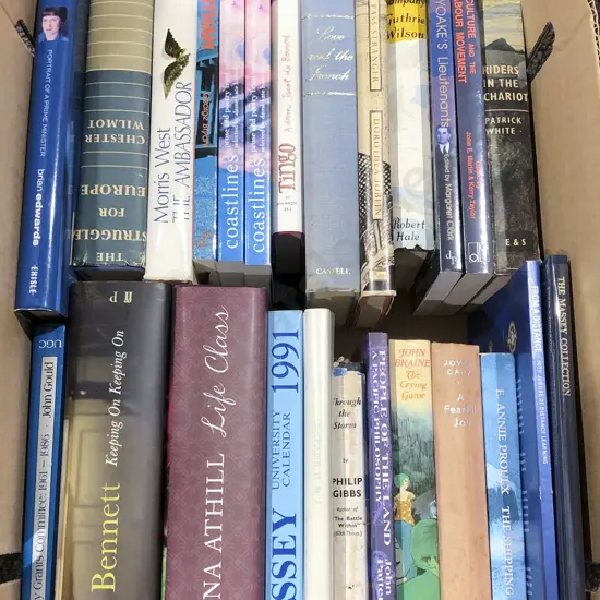 Box of Assorted Books