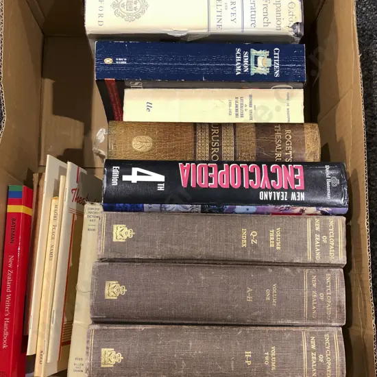 Box of Assorted Books