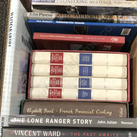 Box of Assorted Books