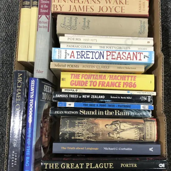 Box of Assorted Books