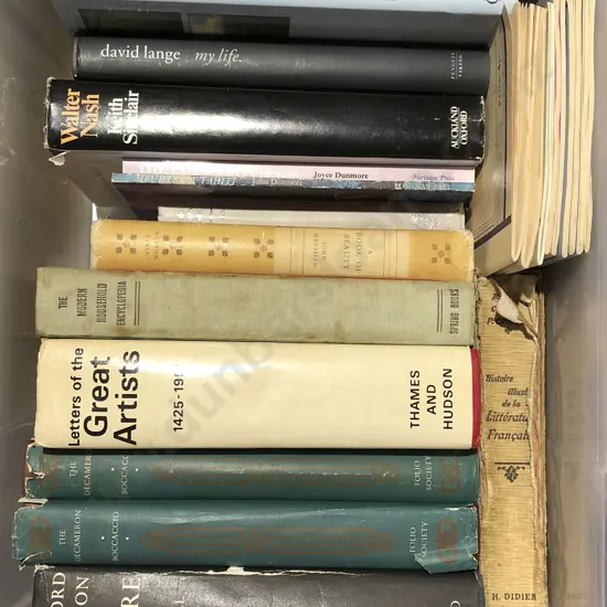 Box of Assorted Books