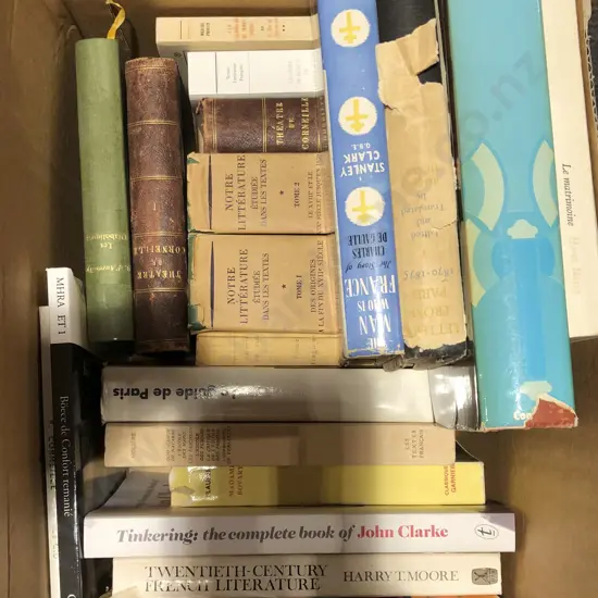 Box of Assorted Books