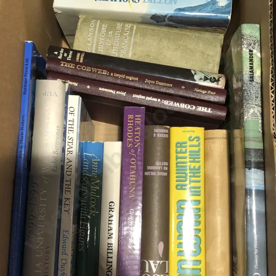 Box of Assorted Books