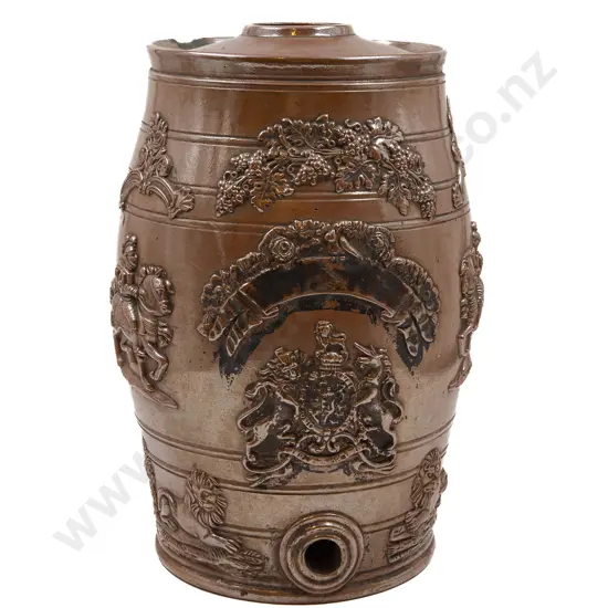 C19th Stoneware Spirit Barrel