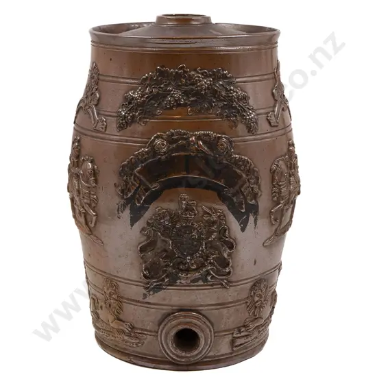 C19th Stoneware Spirit Barrel