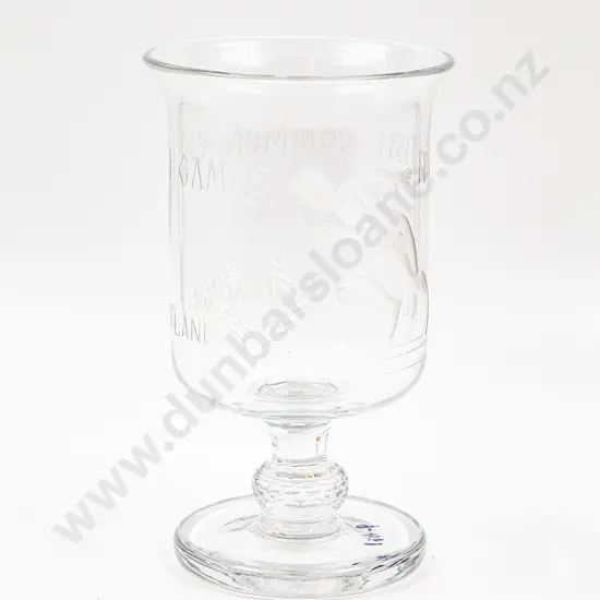 Large 1970 Commonwealth Games Commemorative Goblet