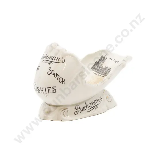 Buchanan's Special Scotch Whiskies Shell Shaped Ceramic Bowl