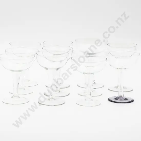11 Hollow Stem Champagne Glasses