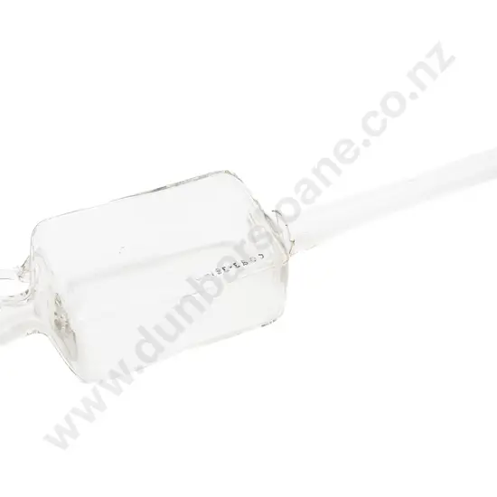 Clear Glass Wine Dispenser with Chrome Fitting