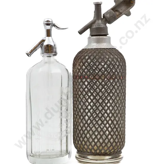 Two Vintage Soda Syphons