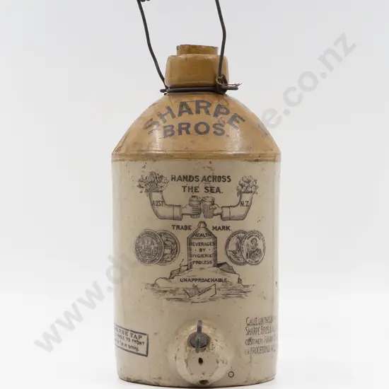 Sharp Bros Stoneware Spirit Flagon