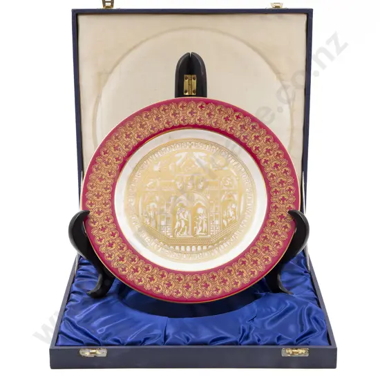 Boxed Spode St Thomas Becket Plate