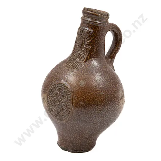 C17th/C18th German Salt Glazed Bellarmine