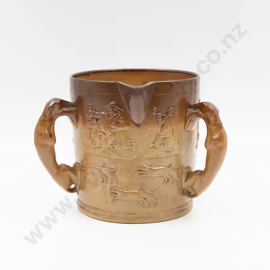 C19th Stoneware Tyg