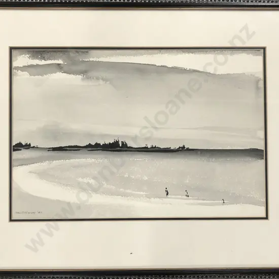 Jane S. Haren - Black and White Coastal Landscape