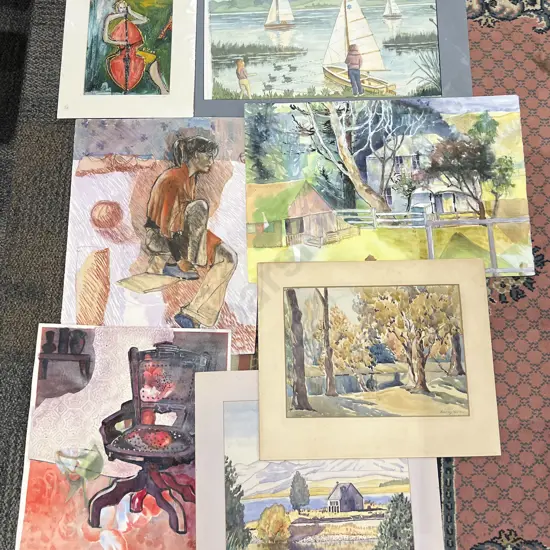 Seven Assorted Loose Original Works