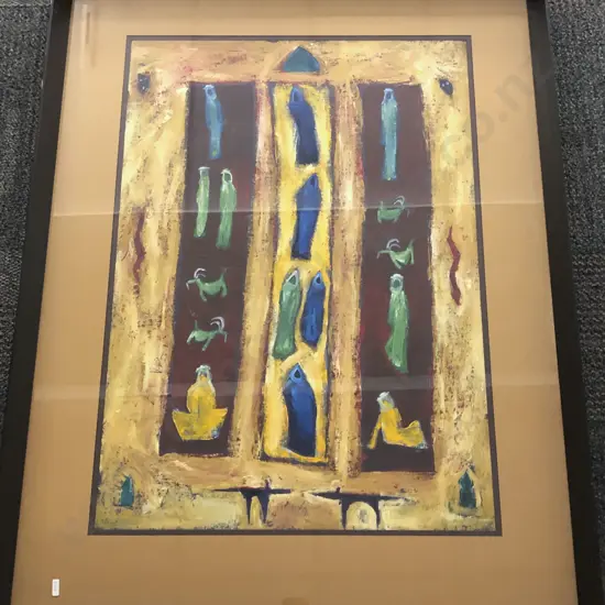 Abstract Oil Work Singed NMR